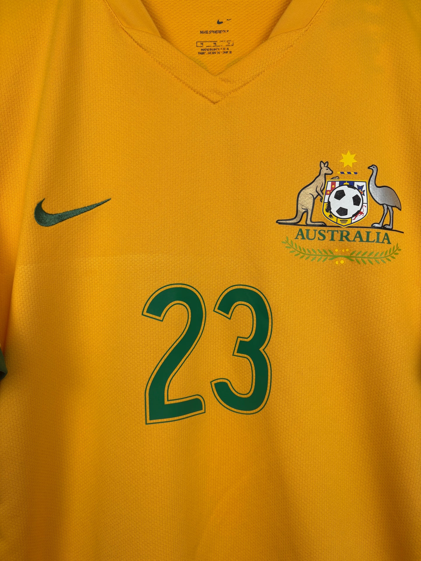 Australia 2006 Home Nike Football Shirt M Bresciano 23