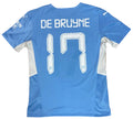 Manchester City 2021/22 Home Puma Football Shirt Large De Bruyne 17