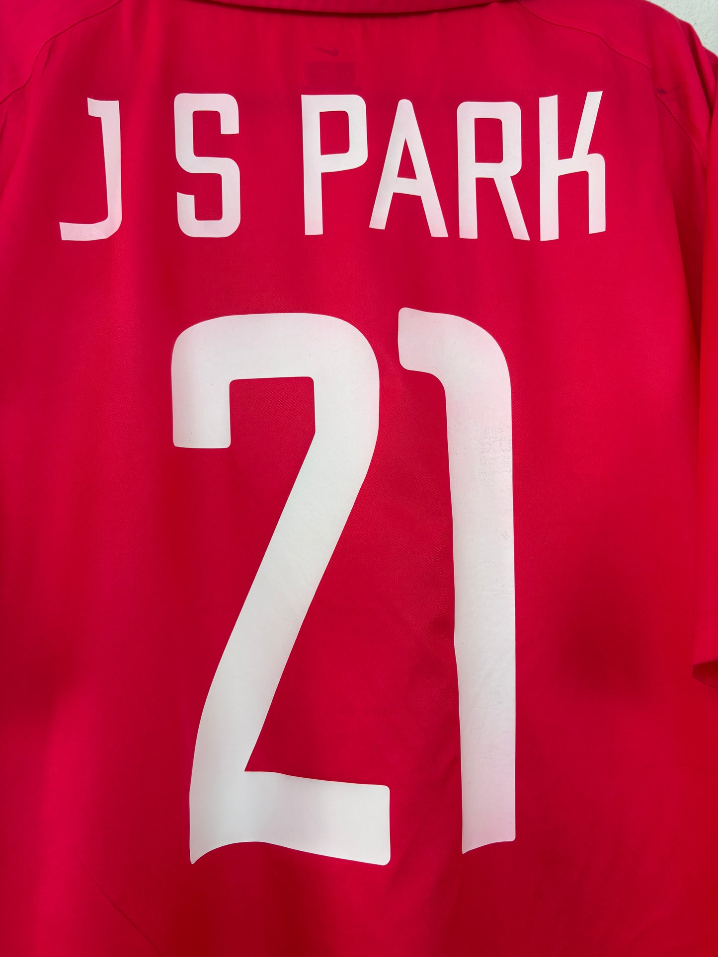 South Korea 2002 Home Nike Football Shirt XL J S Park 21