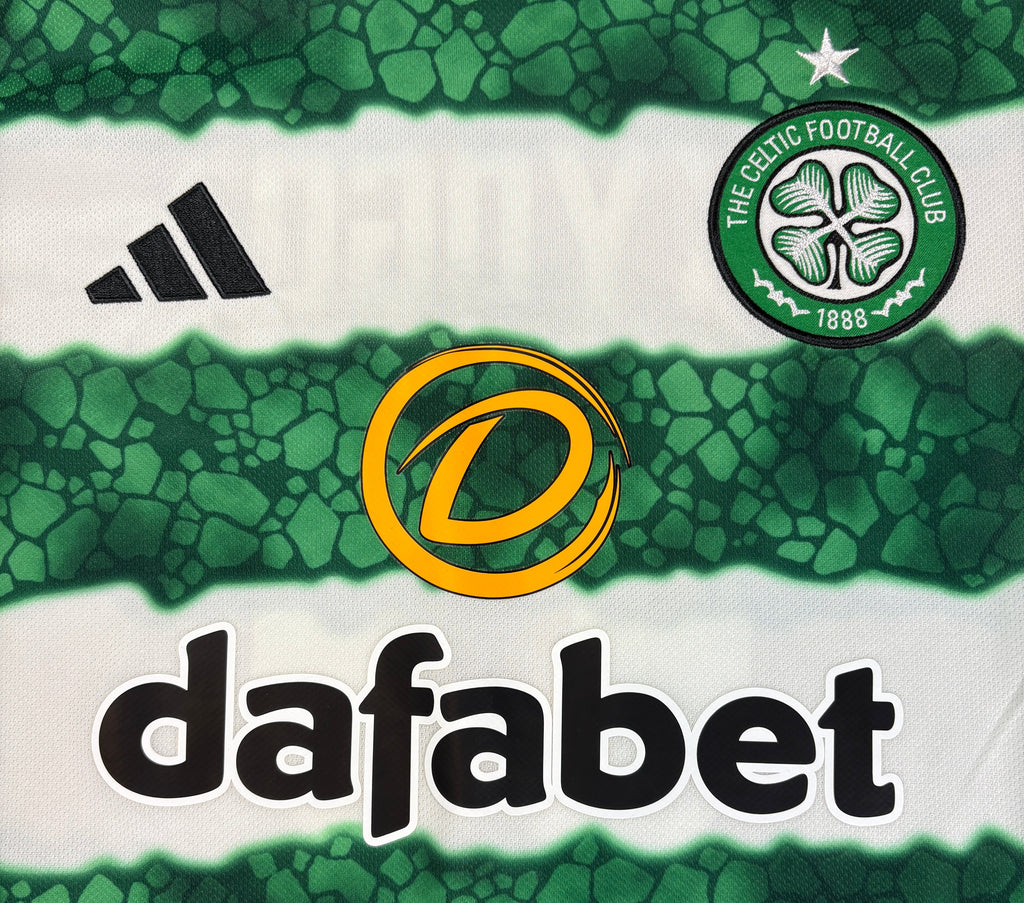 Celtic 2023/24 Home Adidas Football Shirt Small Kyoto 8