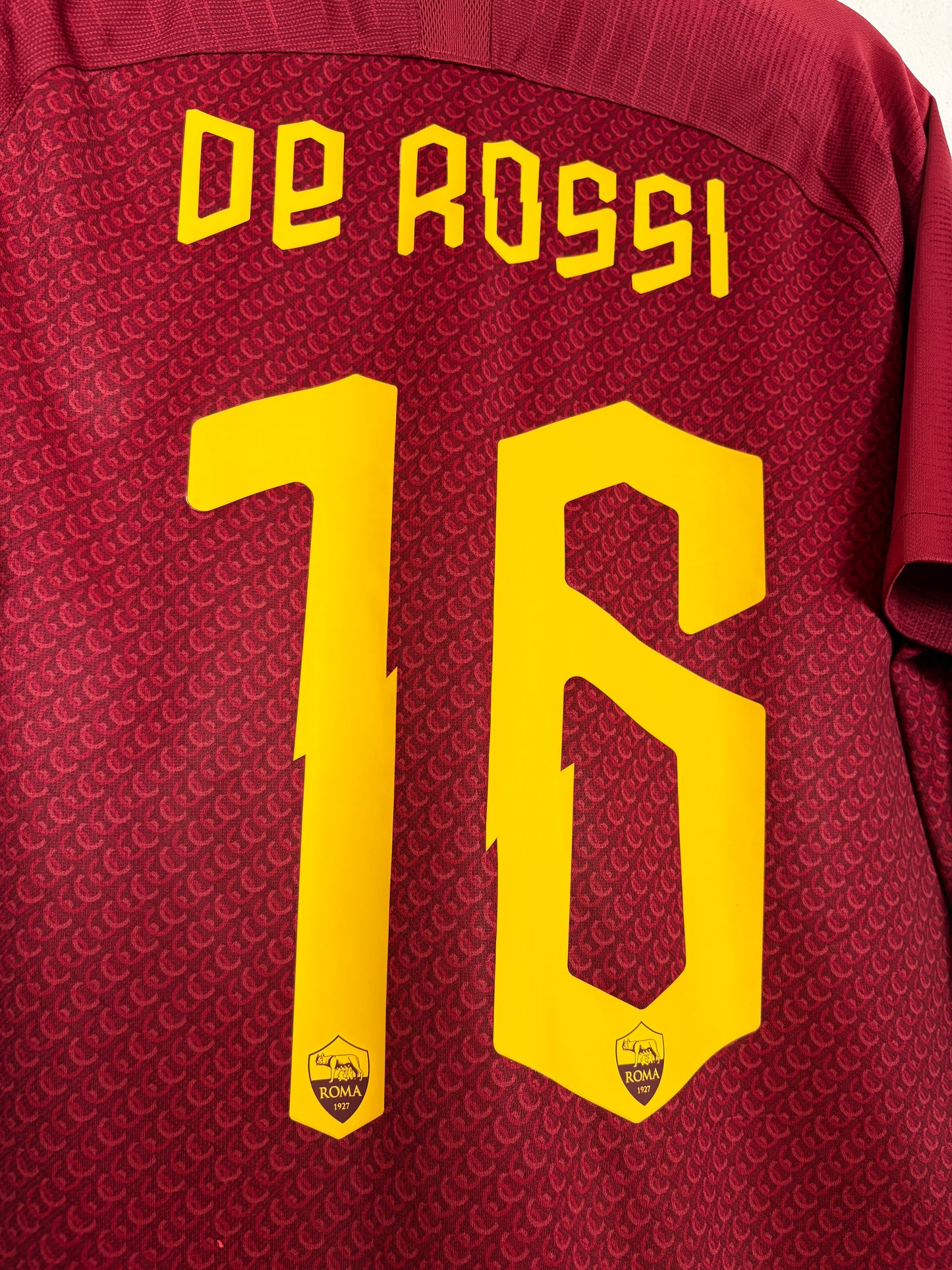 As Roma 2018/19 Home XL De Rossi 18
