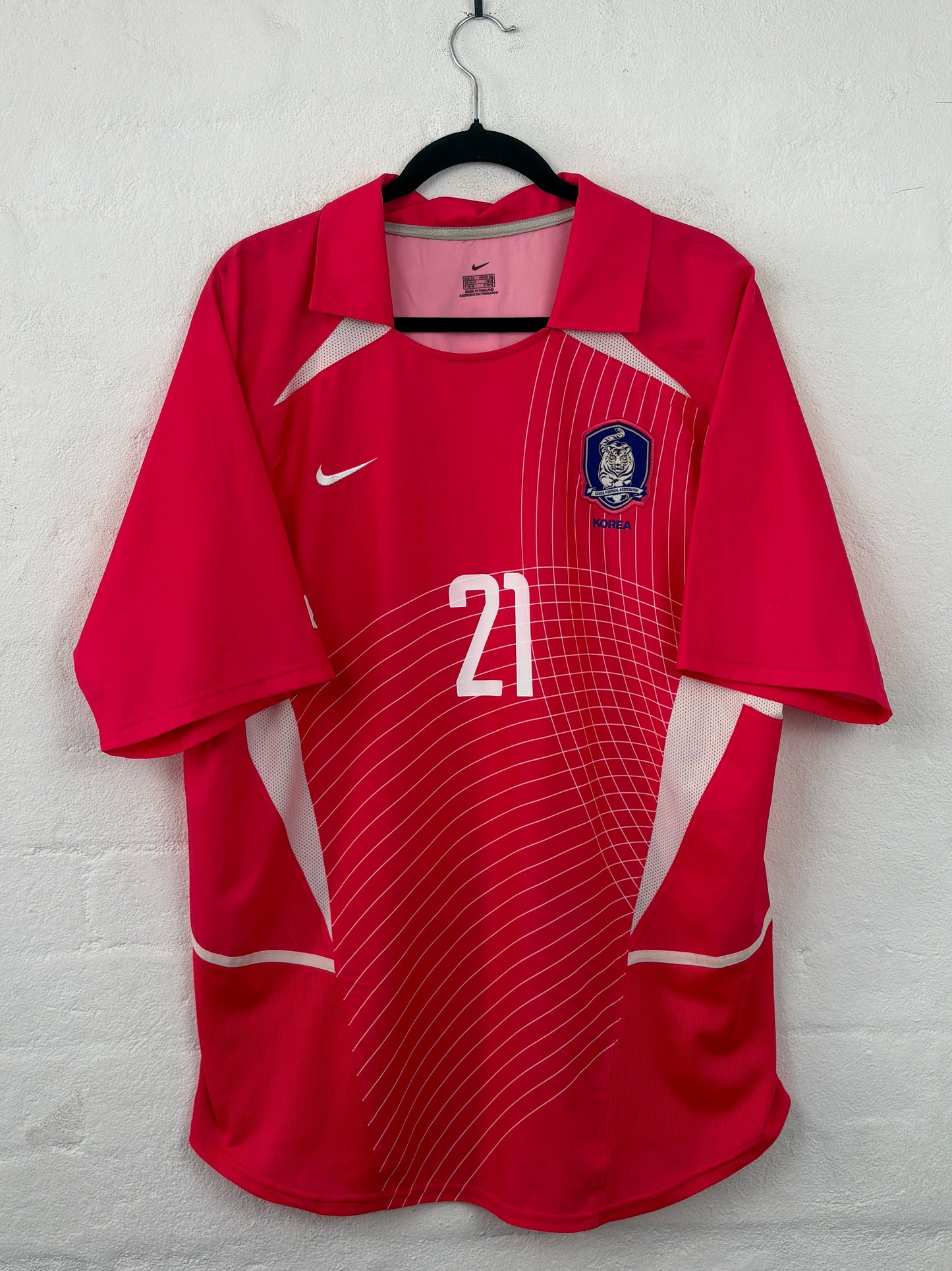 South Korea 2002 Home Nike Football Shirt XL J S Park 21
