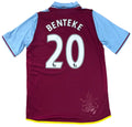 Aston Villa 2012/13 Home Macron Football Shirt Medium Benteke 20