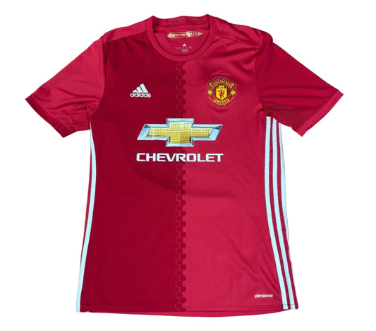 Manchester United 2016/17 Home Adidas Football Shirt Medium