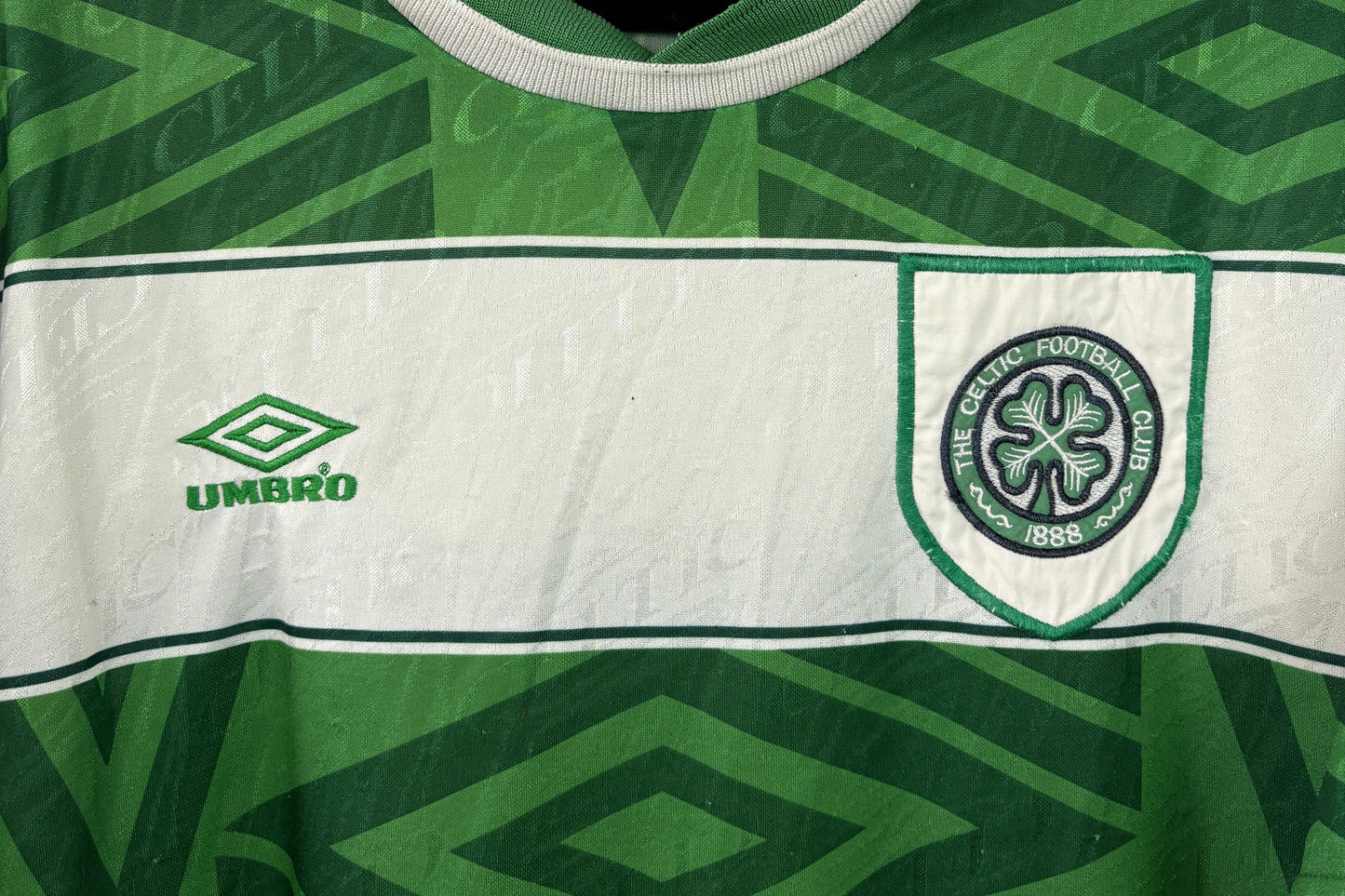 Celtic 1993/95 Home Umbro Football Shirt Large