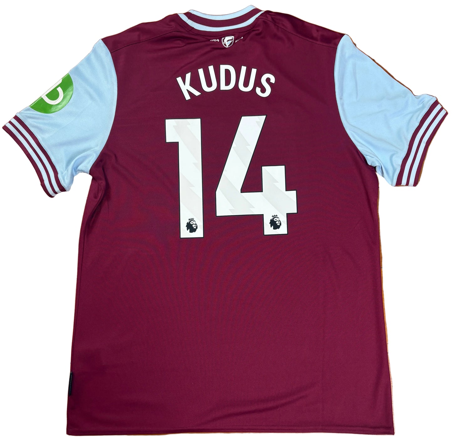 West Ham 2024/25 Home Umbro Football Shirt Extra Large Kudus 14