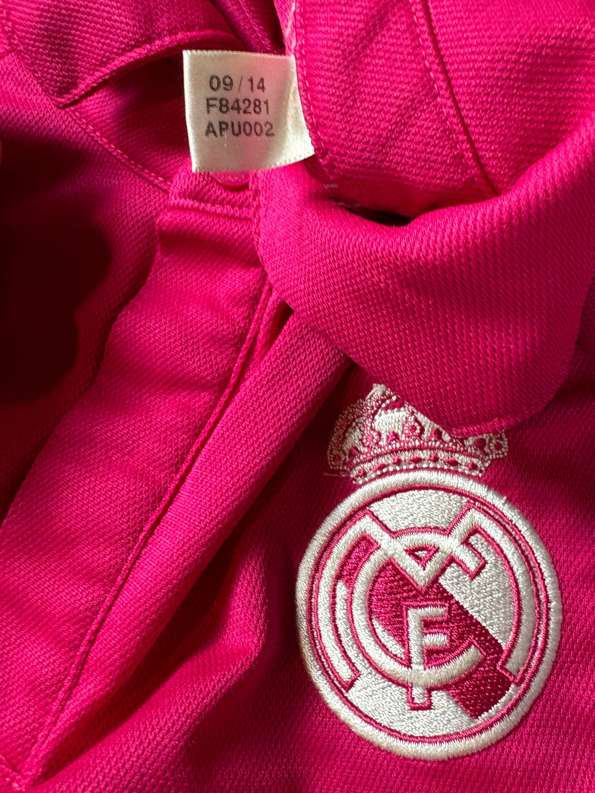 Real Madrid 2014/15 Polo Adidas Football Shirt Medium