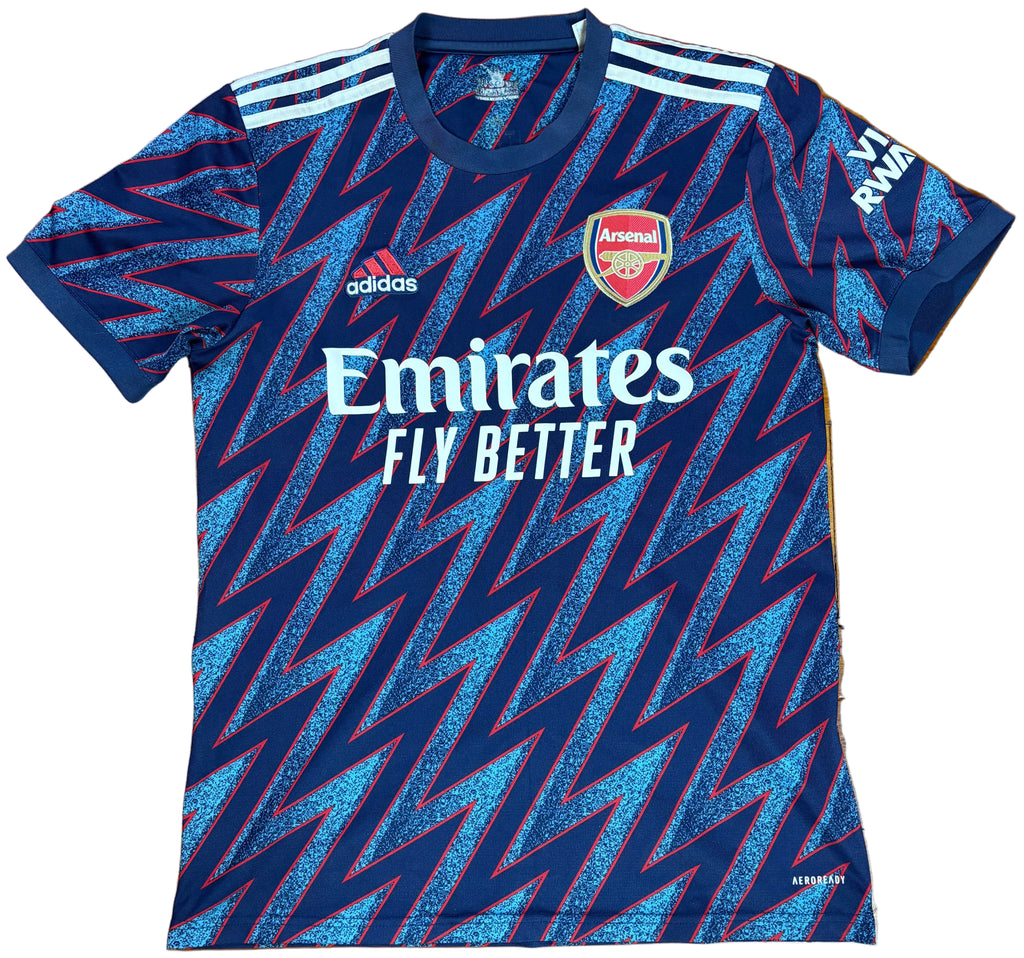 Arsenal 2021/22 Away Adidas Football Shirt Medium