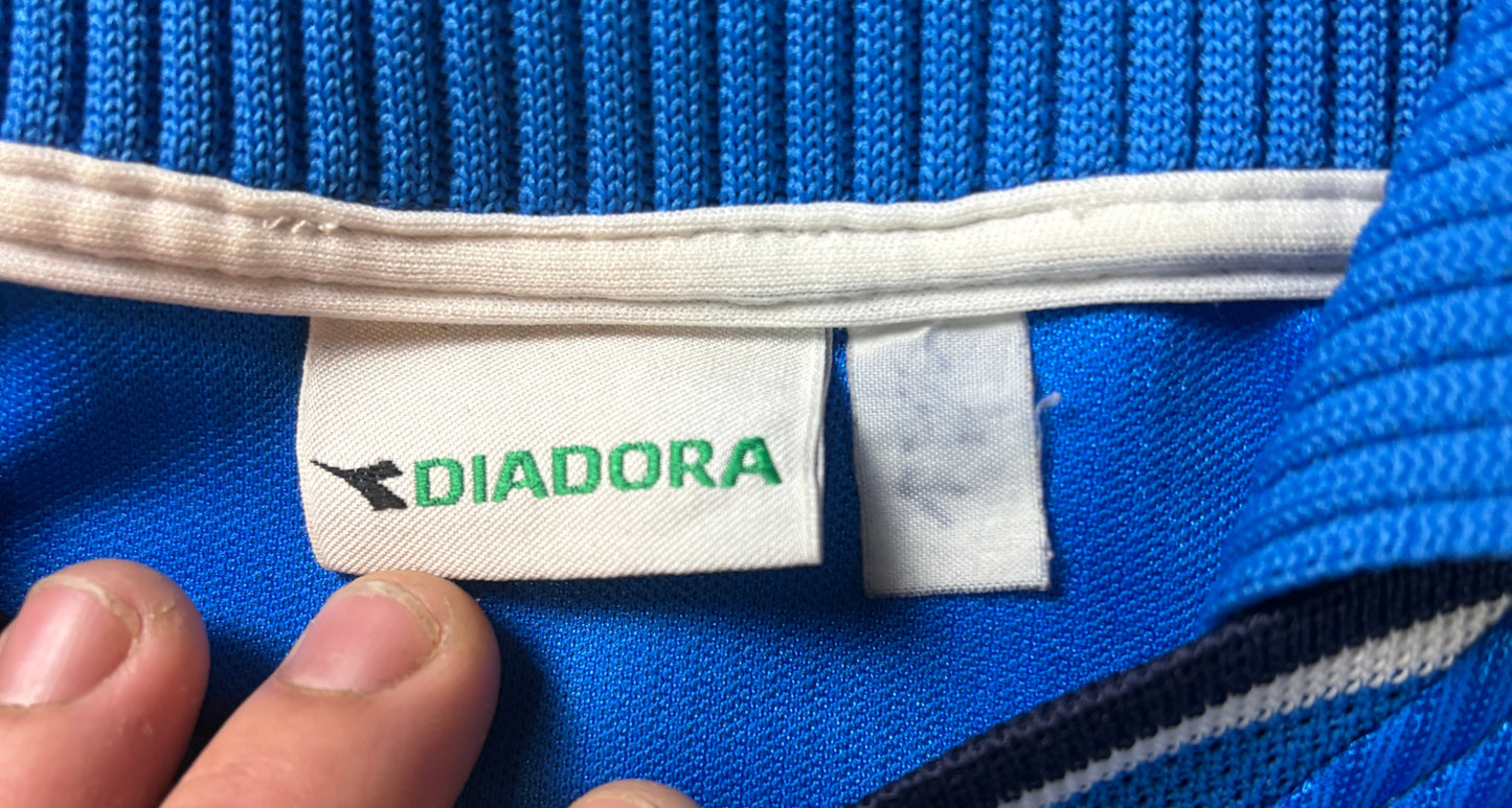 Napoli 2000/01 Home Diadora Football Shirt Medium