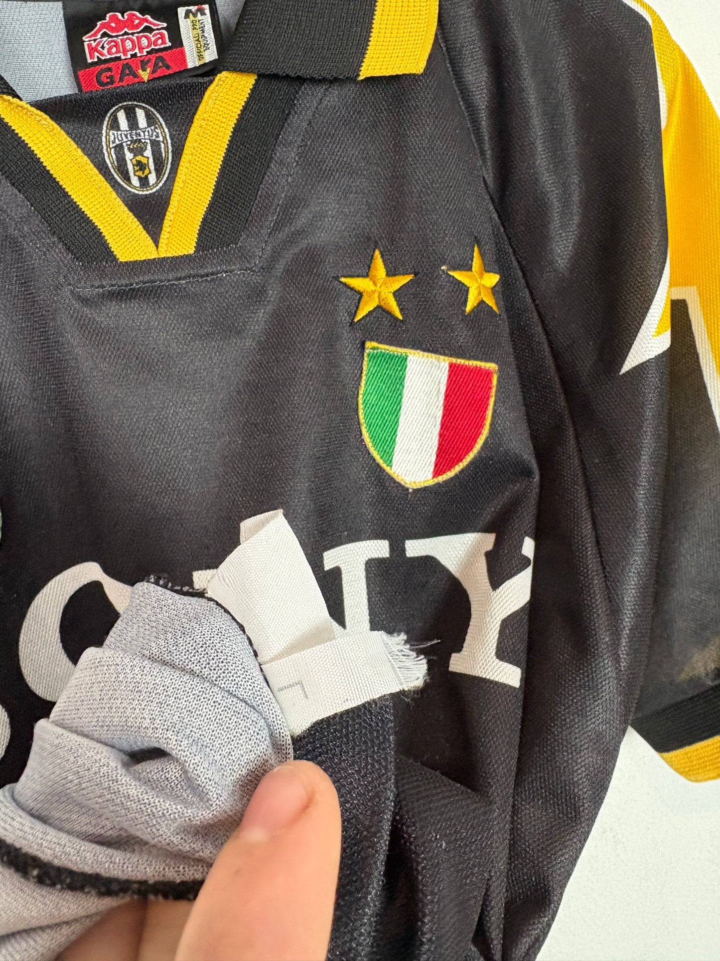 Juventus 1995/96 Kappa Football Shirt Third Medium