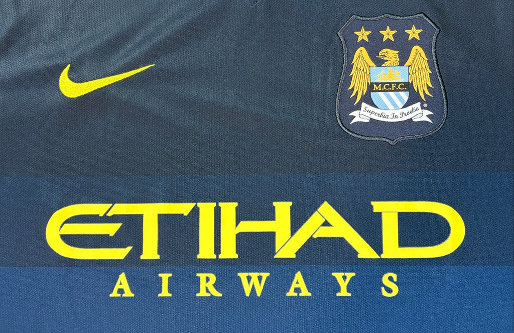 Manchester City 2014/15 Away Nike Football Shirt Medium