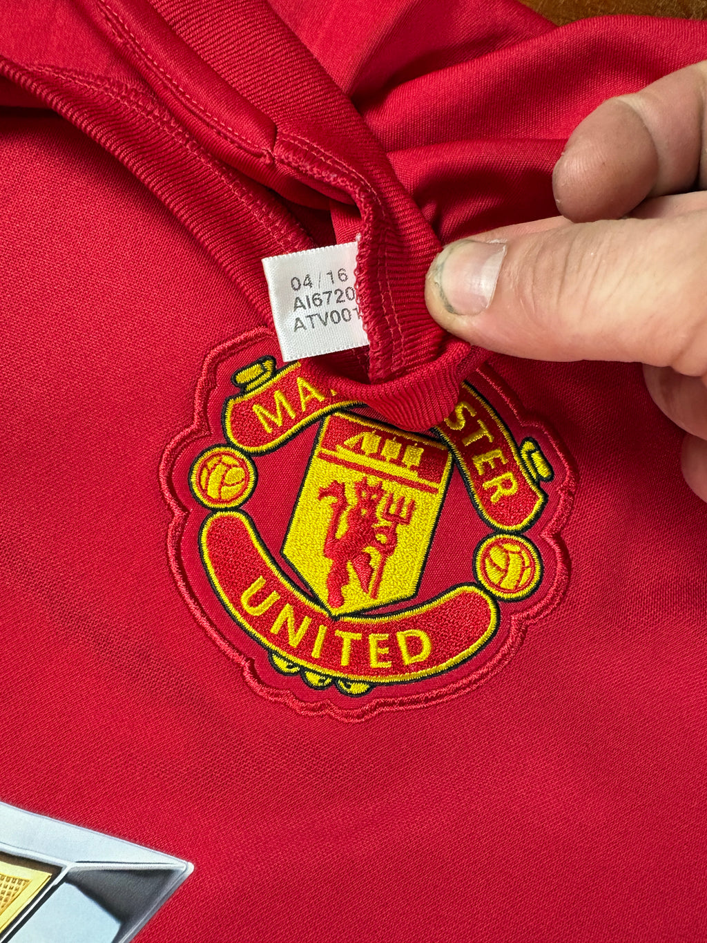 Manchester United 2016/17 Home Adidas Football Shirt XXL