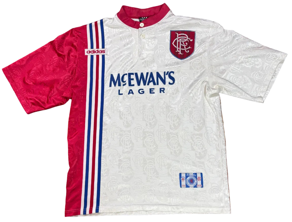 Rangers 1996/97 Away Adidas Football Shirt Large