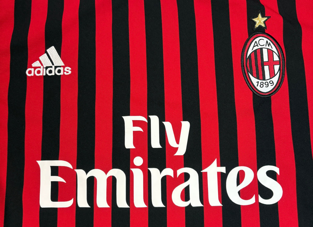 Ac Milan 2011/12 Home Adidas Football Shirt Large
