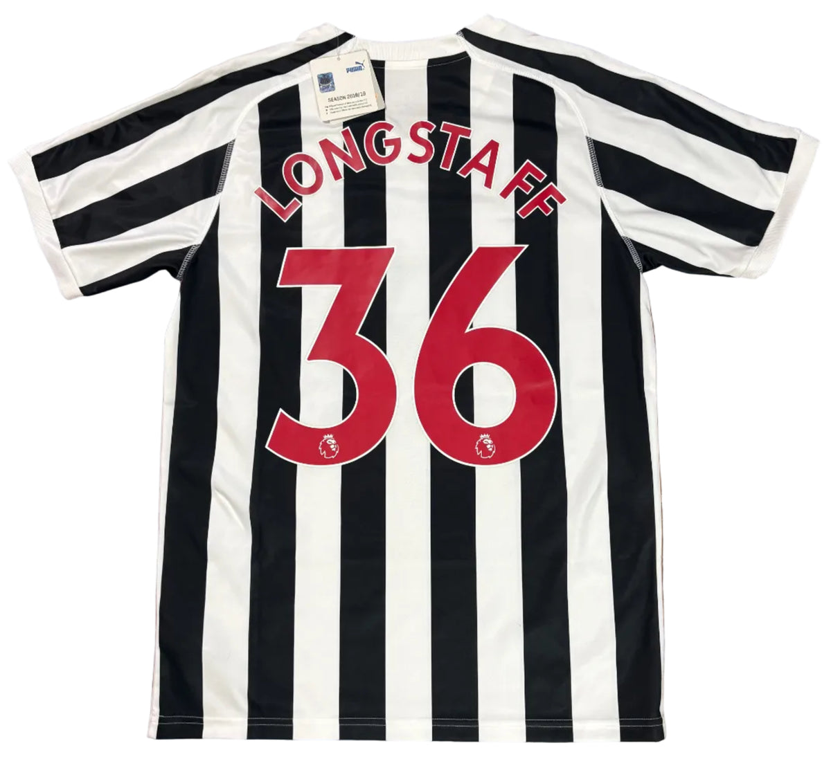 Newcastle United 2018/19 Home Puma Football Shirt Medium Longstaff 36