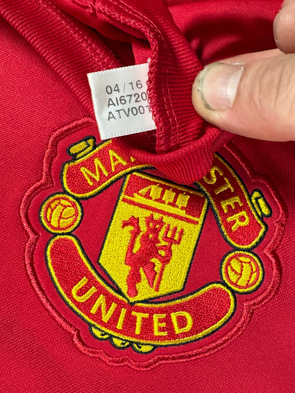 Manchester United 2016/17 Home Adidas Football Shirt XXL