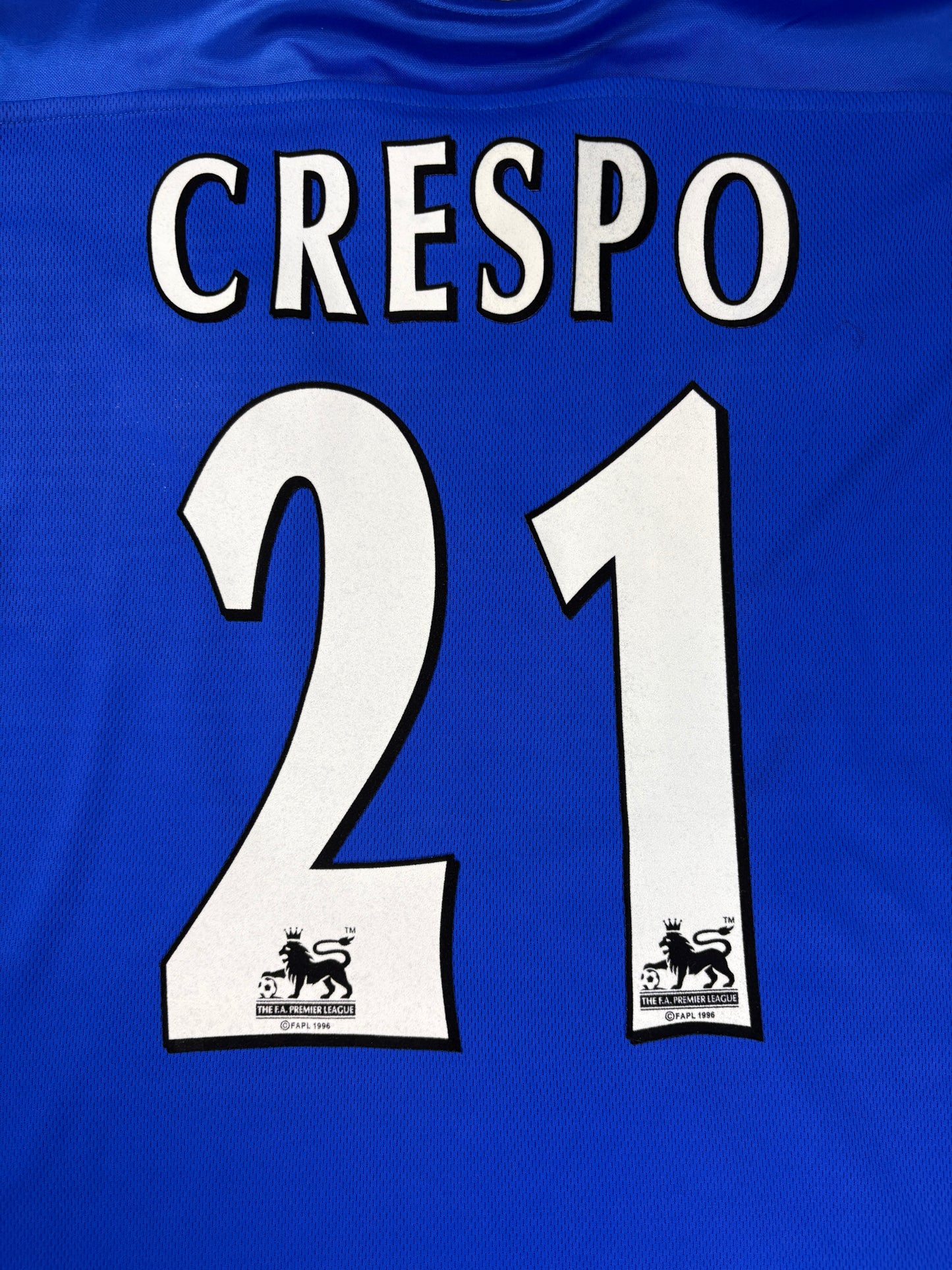 Chelsea 2004/05 Home Umbro Football Shirt Large Crespo 21
