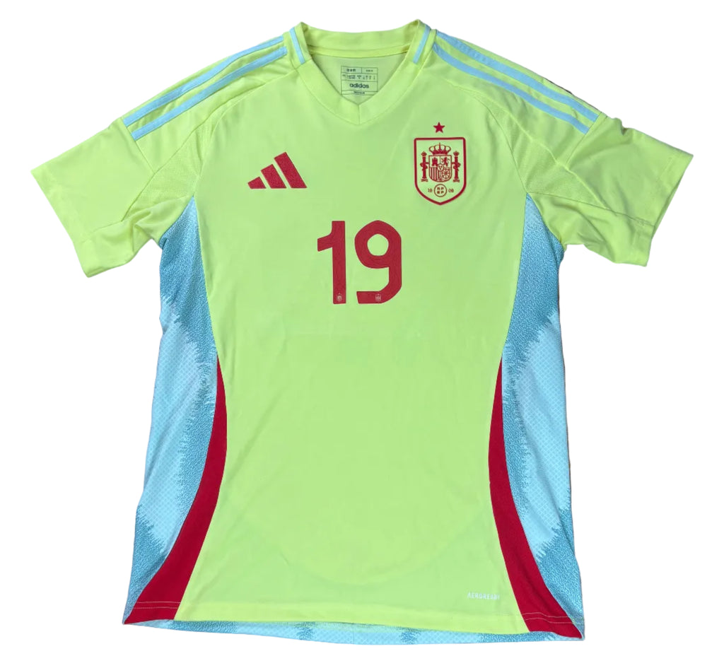 Spain 2024 Away Adidas Football Shirt Small Yamal 19