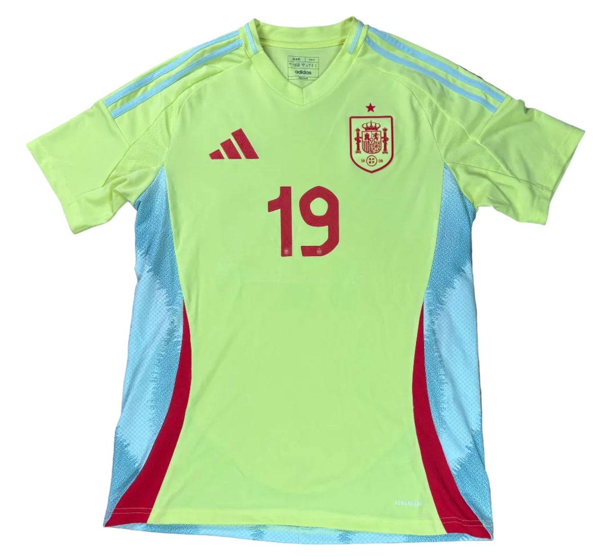Spain 2024 Away Adidas Football Shirt Small Yamal 19