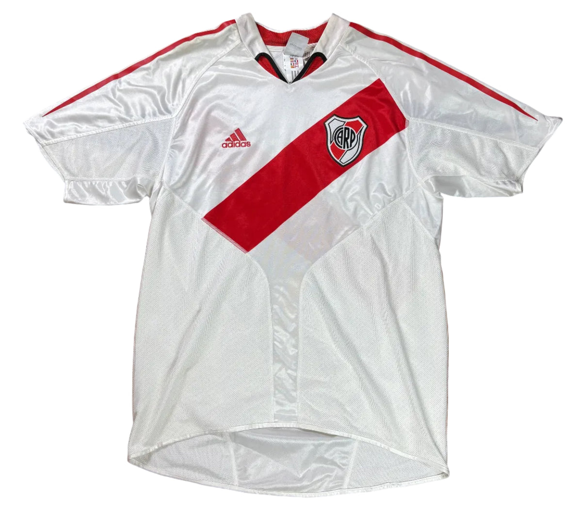 River Plate 2002/03 Home Adidas Football Shirt Extra Large