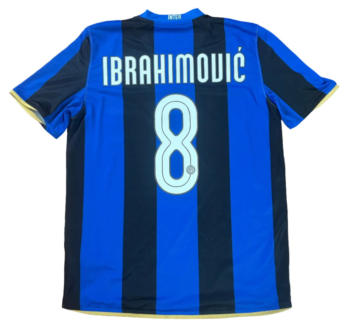 Inter Milan 2008/09 Home Nike Football Shirt Medium Ibrahimovic 8