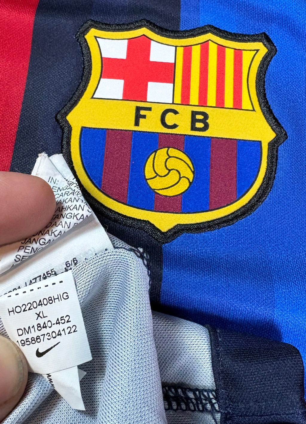 Barcelona 2022/23 Home Nike Football Shirt Extra Large