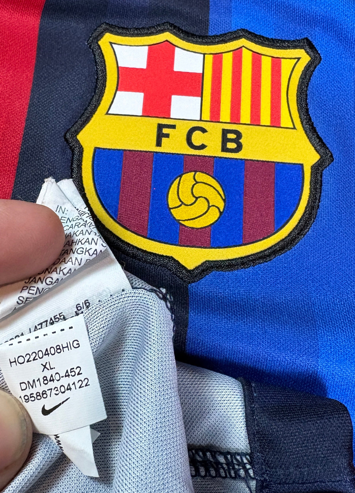 Barcelona 2022/23 Home Nike Football Shirt Extra Large