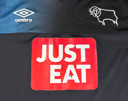 Derby 2016/17 Away Umbro Football Shirt Medium