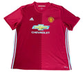 Manchester United 2016/17 Home Adidas Football Shirt XXL