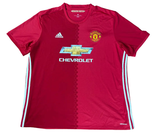 Manchester United 2016/17 Home Adidas Football Shirt XXL