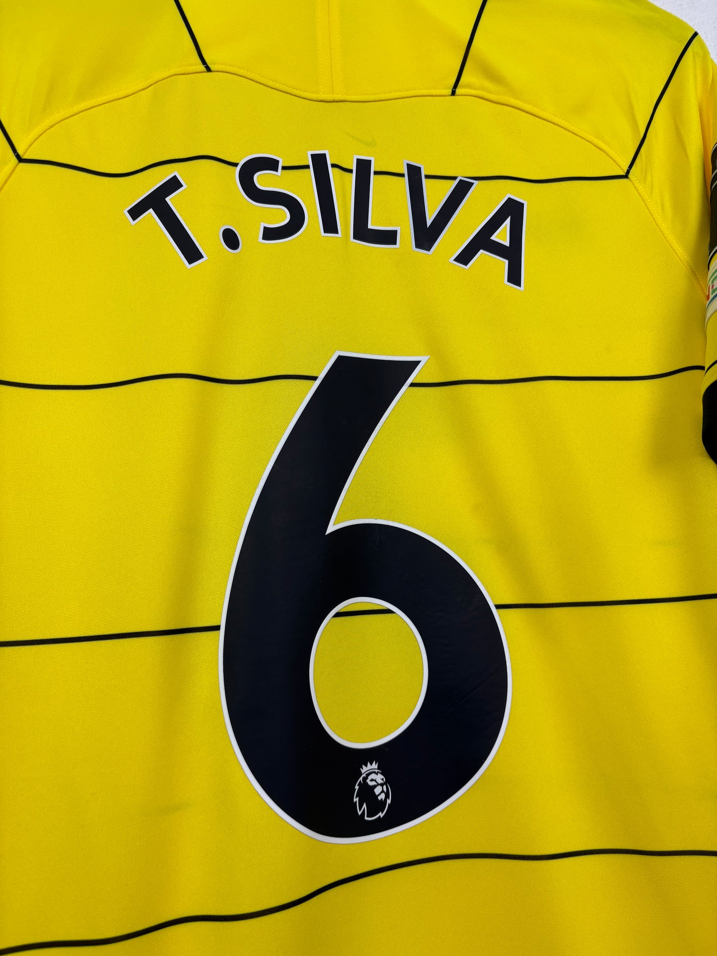 Chelsea 2021/22 Away Nike Football Shirt M T. Silva 6