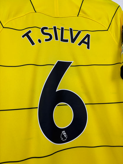 Chelsea 2021/22 Away Nike Football Shirt M T. Silva 6