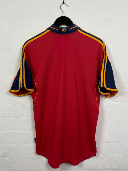 Spain 2000 Home Adidas Football Shirt Large