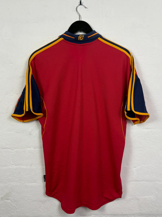 Spain 2000 Home Adidas Football Shirt Large
