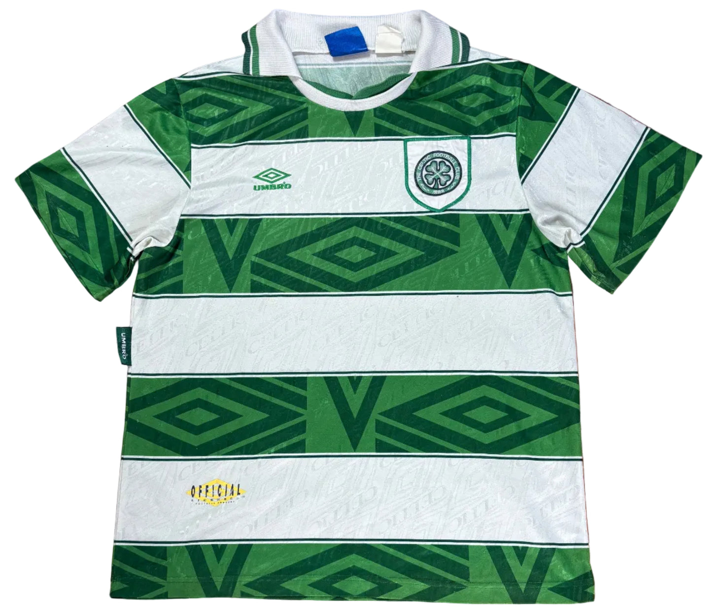Celtic 1993/95 Home Umbro Football Shirt Large