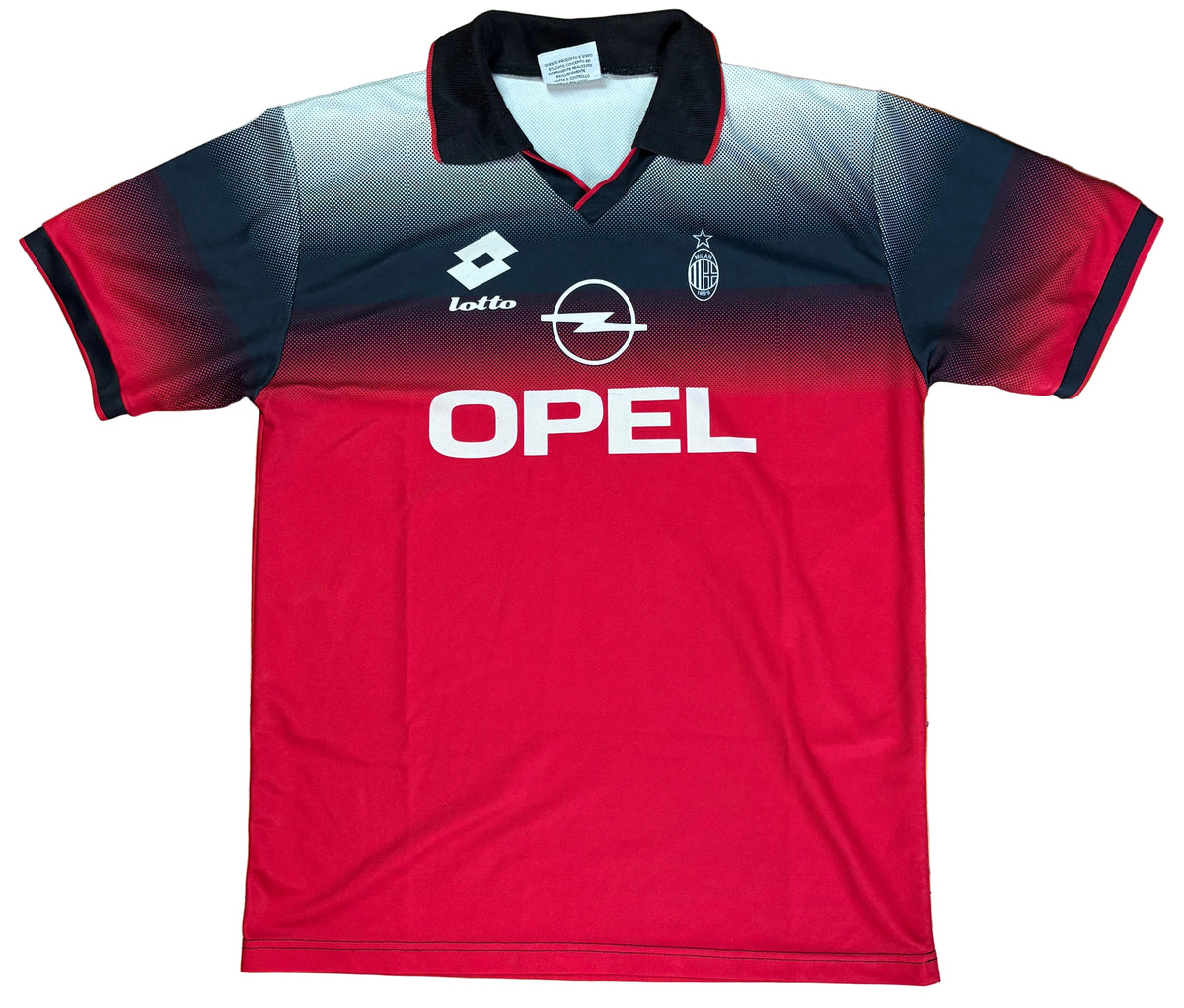 Ac Milan 1995/96 Training Lotto Football Shirt Extra Large