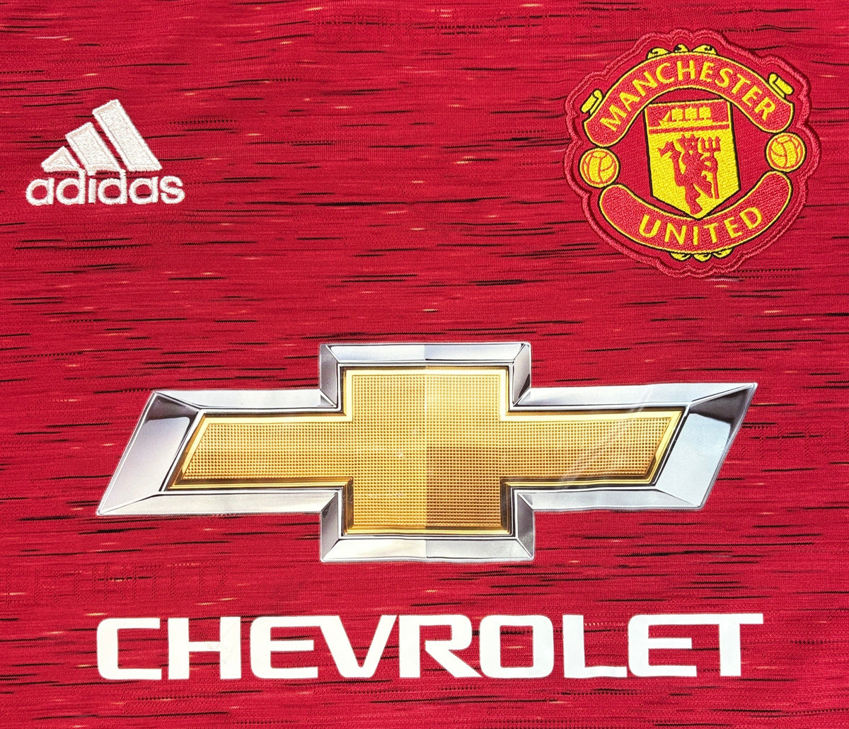 Manchester United 2020/21 Home Adidas Football Shirt Small