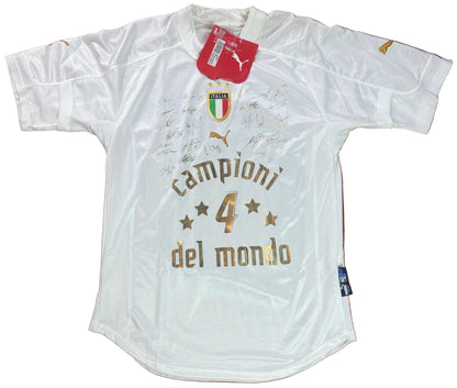 Italy 2006 Away Championship Puma Football Shirt Medium