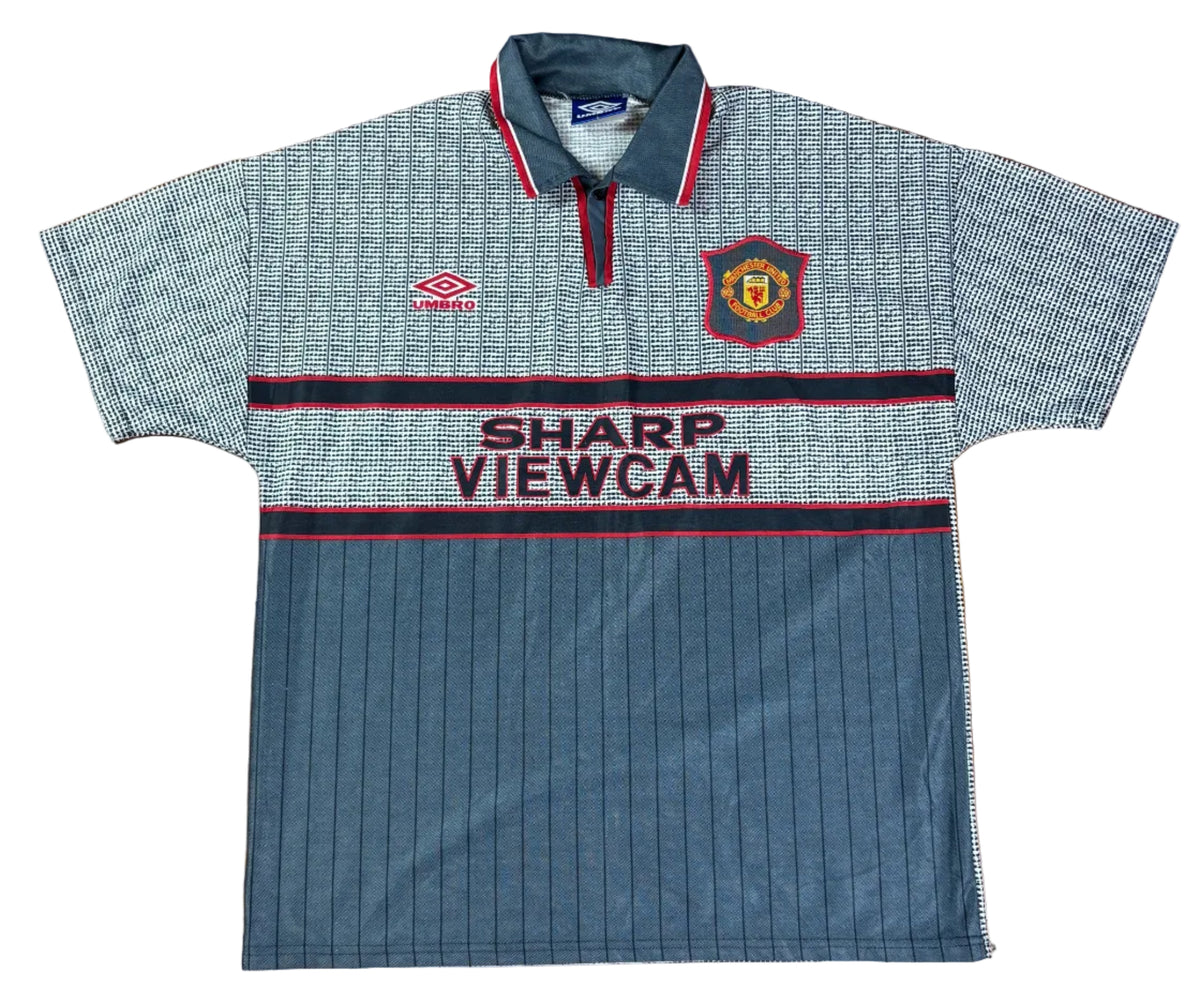 Manchester United 1995/96 Away Umbro Football Shirt Large