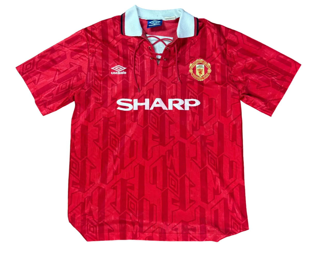 Manchester United 1992/94 Home Umbro Football Shirt Large