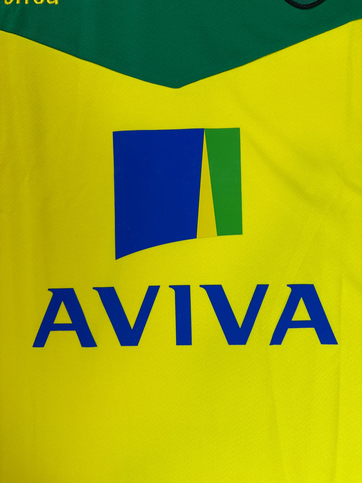 Norwich 2014/15 Home Errea Football Shirt Extra Large
