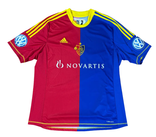 Fc Basel 2012/13 Home Adidas Football Shirt Extra Large