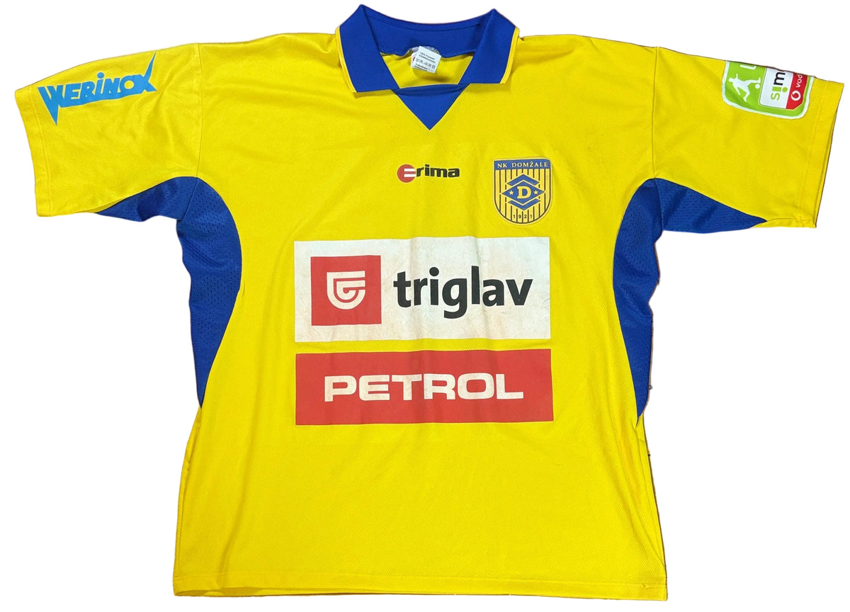 Nk Domzale Home Erima Football Shirt Extra Large Dvorancic 8