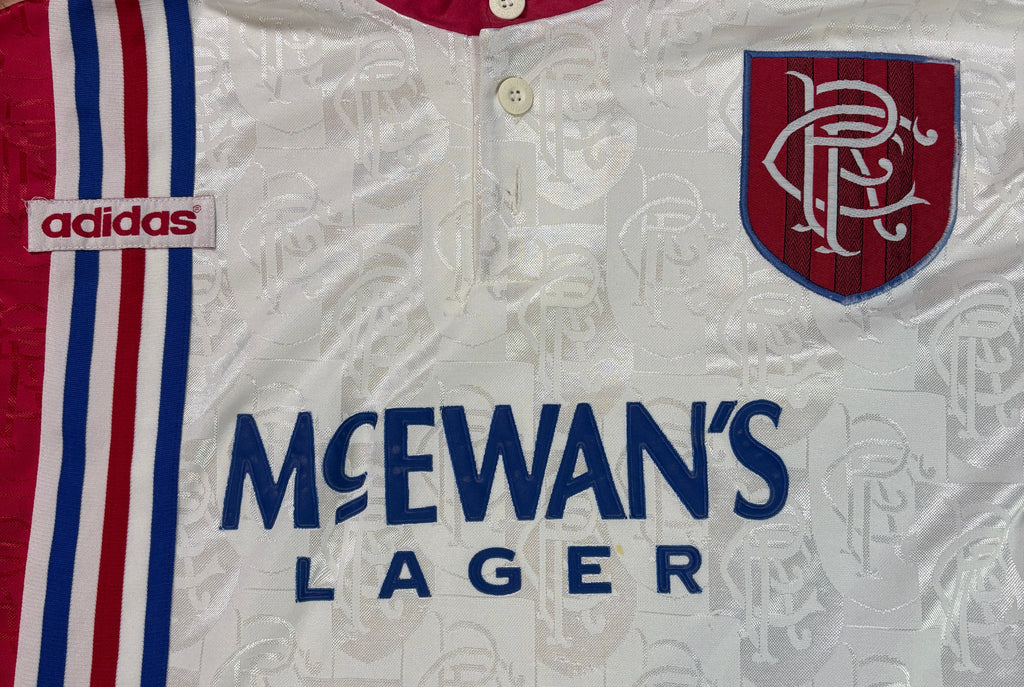 Rangers 1996/97 Away Adidas Football Shirt Large