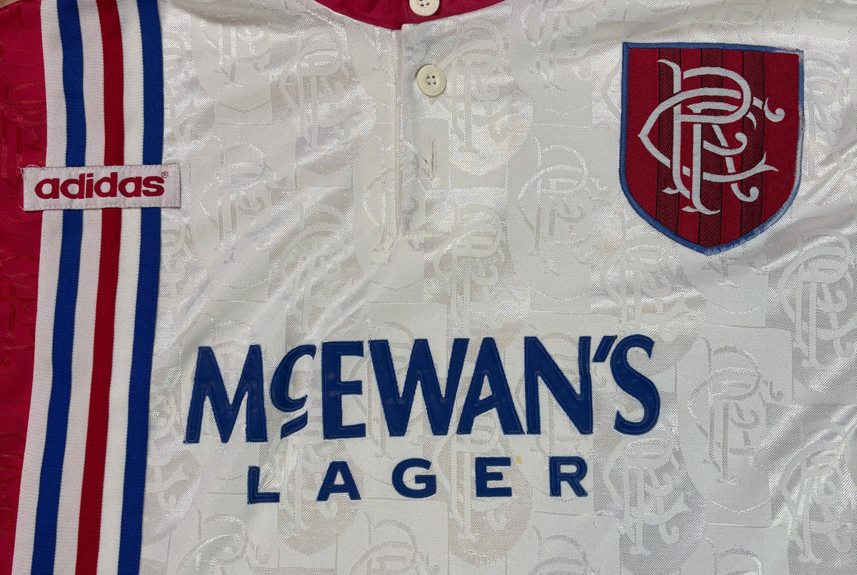 Rangers 1996/97 Away Adidas Football Shirt Large