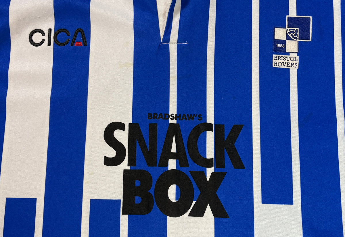 Bristol Rovers 1995/96 Home Cica Football Shirt Extra Large