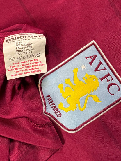 Aston Villa 2015/16 Home Macron Football Shirt Large Agbonlahor 11