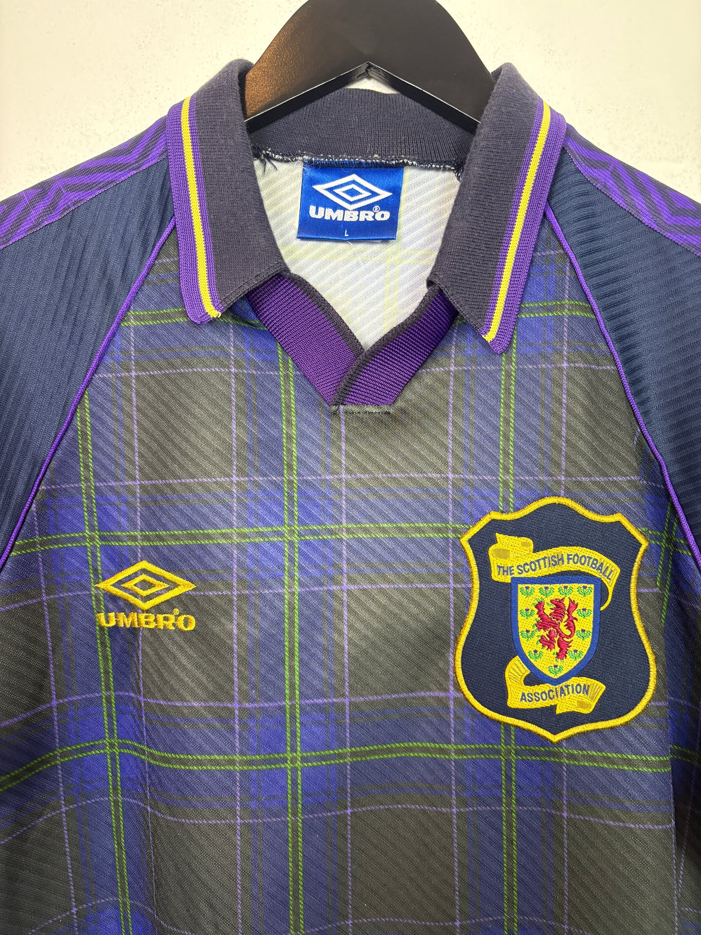 Scotland	1994 Home Umbro Football Shirt Large