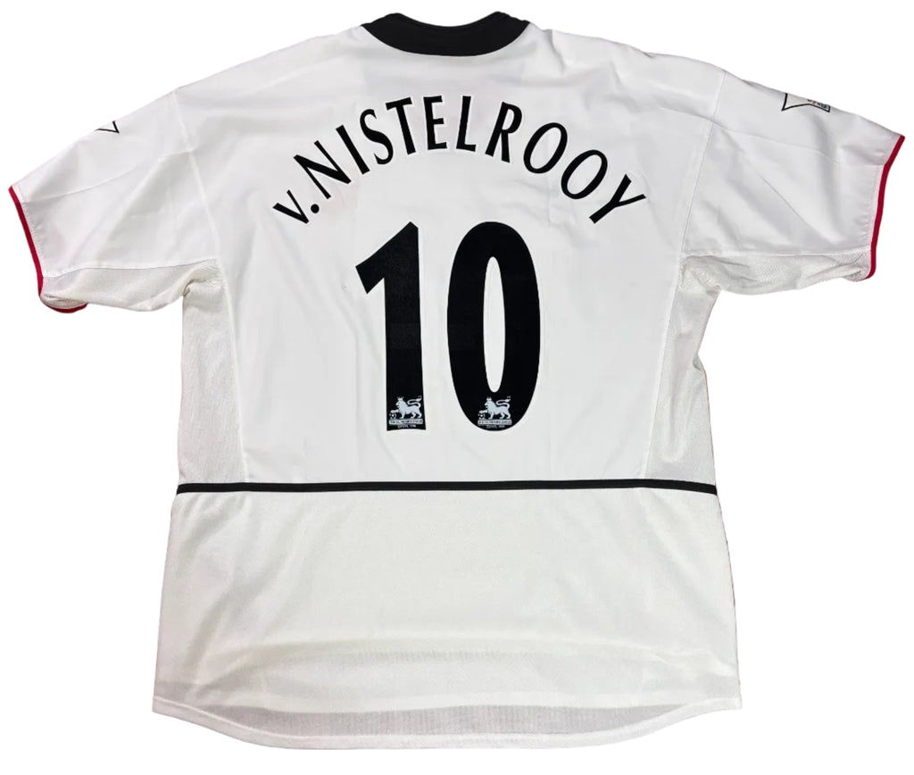 Manchester United 2002/03 Away Nike Football Shirt Extra Large V. Nistelrooy 10
