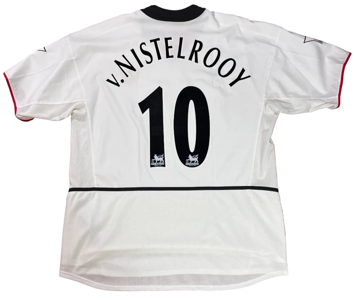 Manchester United 2002/03 Away Nike Football Shirt Extra Large V. Nistelrooy 10